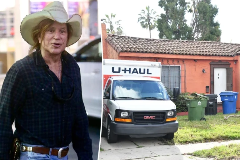 Mickey Rourke sfrattato da casa a Los Angeles dopo tentativi disperati di evitare lo sfratto