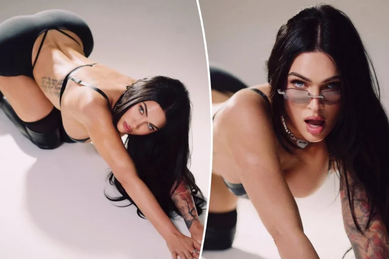 Megan Fox sorprende tutti in latex: look audace e provocante per la star di Hollywood