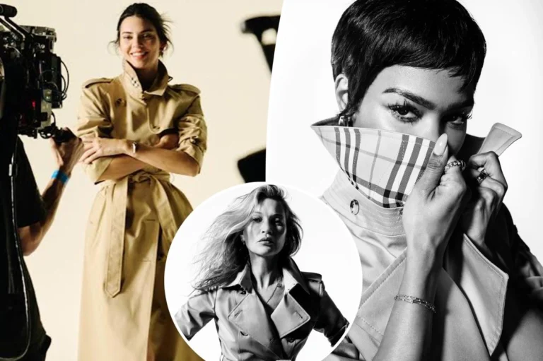 Kendall Jenner protagonista della nuova campagna Burberry con Teyana Taylor e Kate Moss